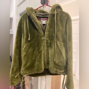 Vintage Faux Fur Bomber Jacket